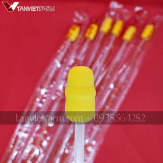 SET 100 CÁI Que phối đầu xốp cho heo