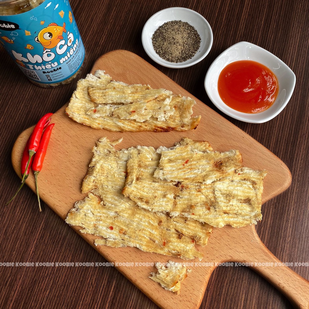Khô cá thiều 200g Koobie, đồ ăn vặt ngon, an toàn vệ sinh giao hàng siêu tốc | BigBuy360 - bigbuy360.vn