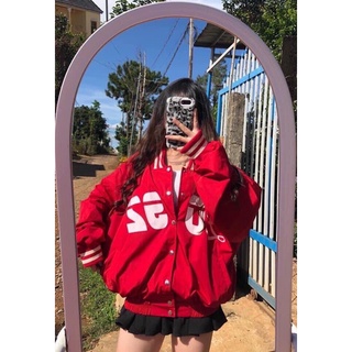Áo gió bomber số 2092 - f065 chất dù 2 lớp form rộng unisex