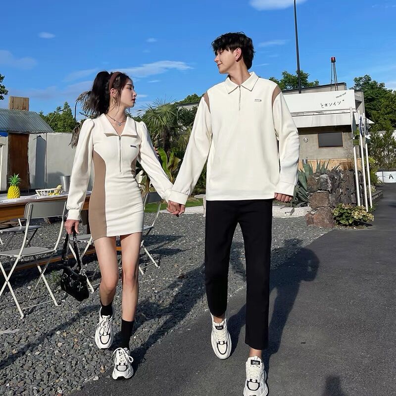 Áo Sweater Cặp Đôi Ôm Dáng Phong Cách Hàn Quốc Thời Trang Mùa Thu 2022 Mới Niche