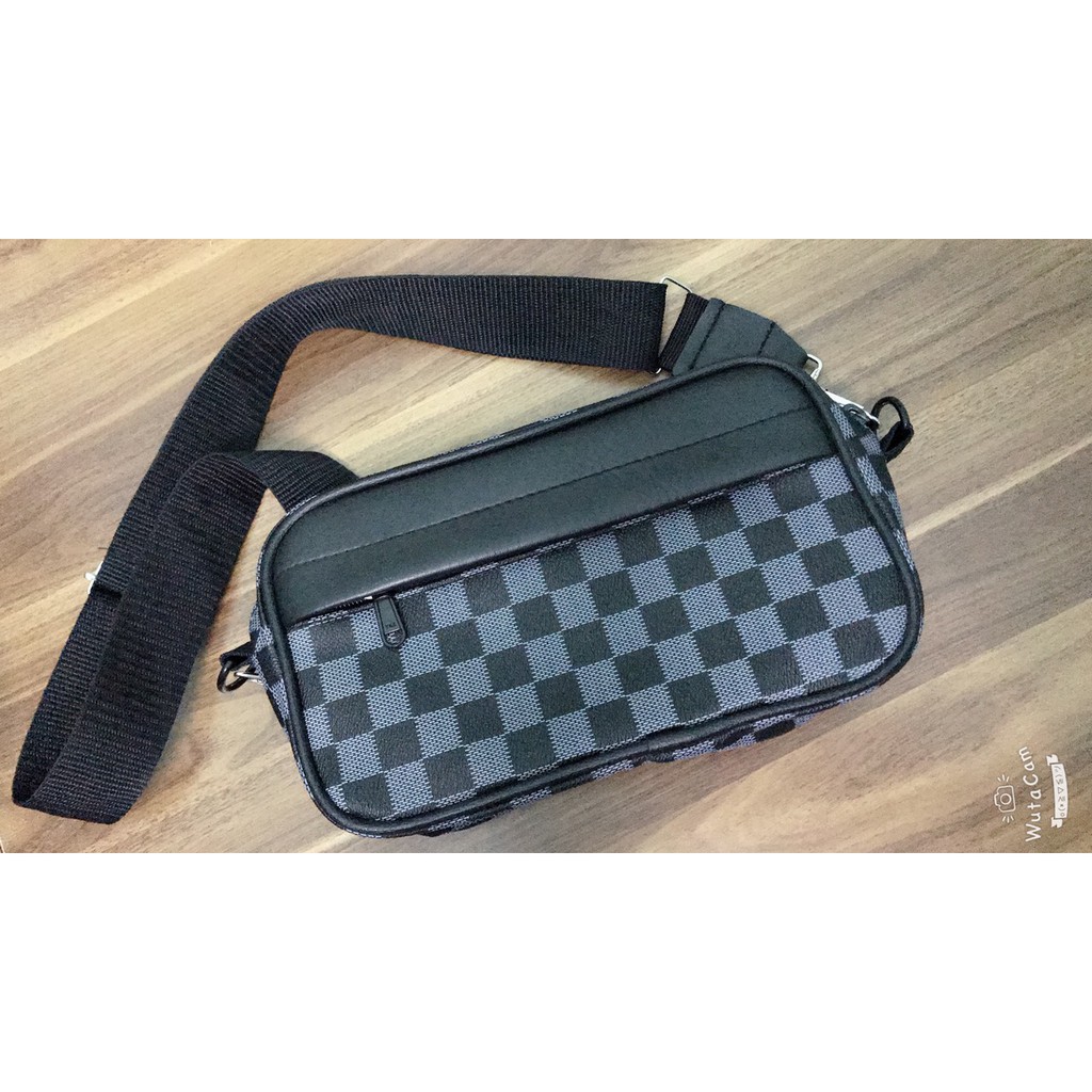 Túi Đeo Chéo Caro Chất Da PU Chống Nước - Túi Đeo Chéo Nam, Túi Đeo Nữ, Túi Đeo Unisex   Ảnh + Video Tự Chụp TM Store | BigBuy360 - bigbuy360.vn