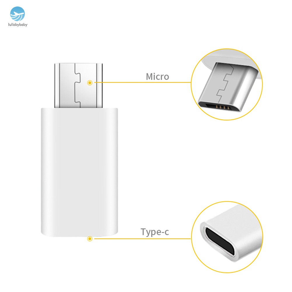 Mini USB 3.1 Type C Female to Micro USB Male Data Charger Adapter Converter for Macbook Oneplus 2