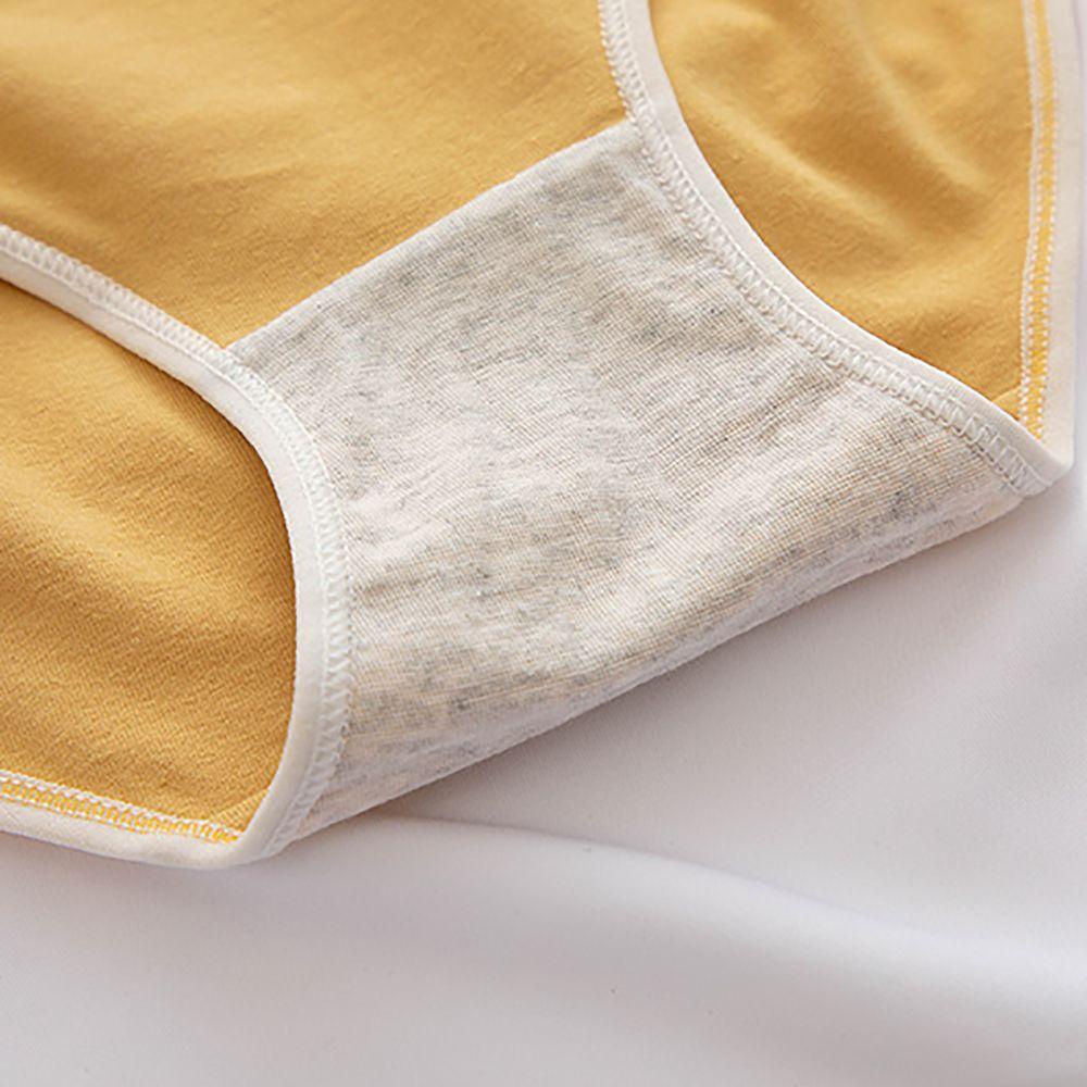 Quần Lót Cotton Mềm Mại Màu Trơn Đính Nơ Gợi Cảm Cho Nữ