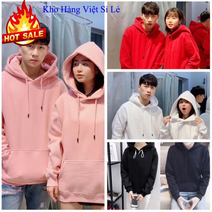 ⚜️FREESHIP⚜️ Áo khoác hoodie áo khoác chui đầu unisex nam nữ chất nỉ ngoại dày đẹp có nón dễ thương free size 60Kg