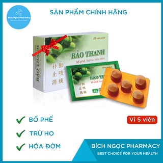 Viên ngậm bảo thanh vỉ 5 viên/ hộp 20 vỉ