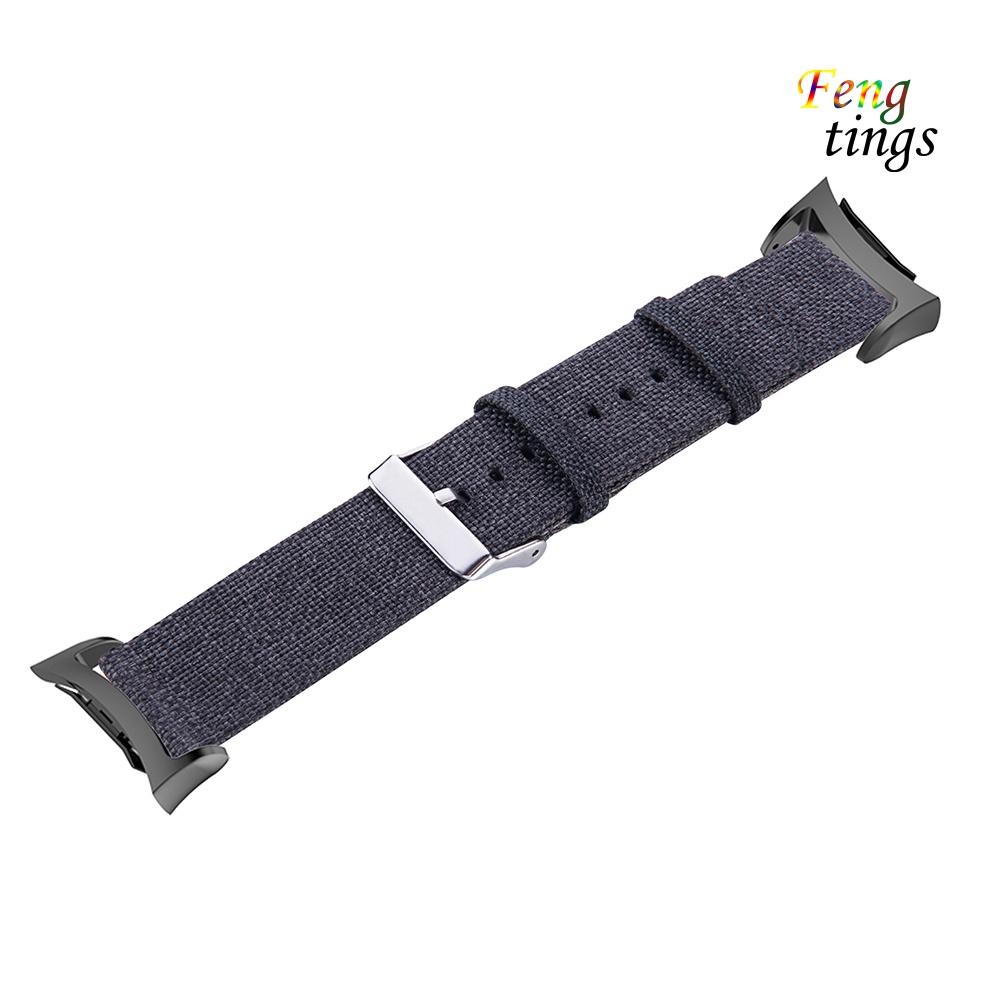 Dây Đeo Vải Canvas Thay Thế Cho Đồng Hồ Thông Minh Samsung Gear Fit 2 Pro R360 R350