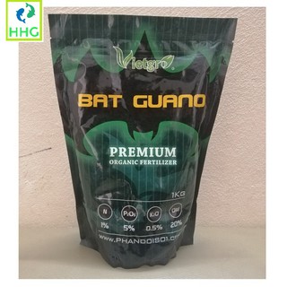 GÓI 1 KG PHÂN DƠI HỮU CƠ BAT GUANO - TĂNG KHẢ NĂNG HẤP THỤ  DINH DƯỠNG, TẮNG NĂNG SUẤT CÂY TRỒNG