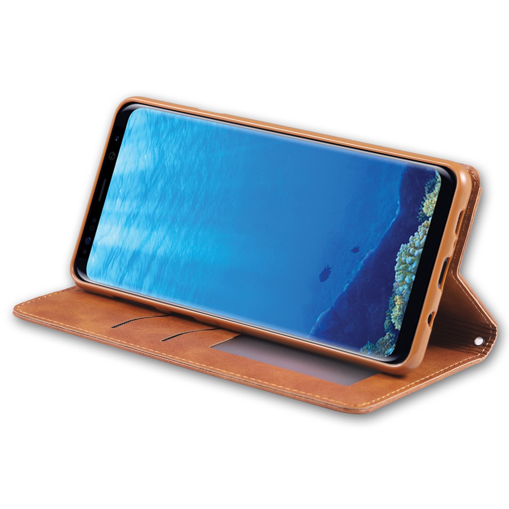 SAMSUNG GALAXY A8 STAR A9 STAR Bao da điện thoại nắp lật cho | BigBuy360 - bigbuy360.vn