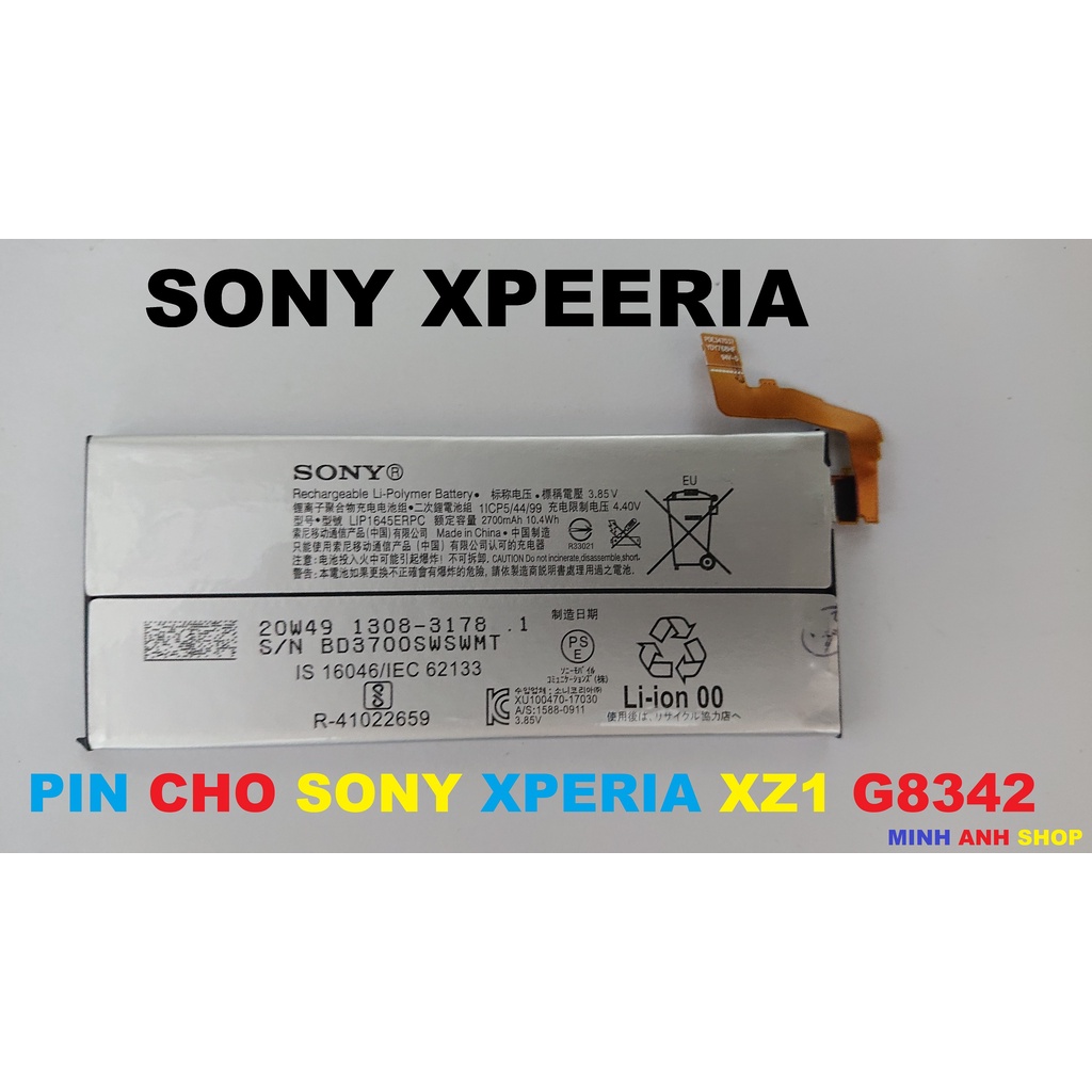 [PIN CHUẨN SONY XPERIA XZ1  : LIP1645ERPC
