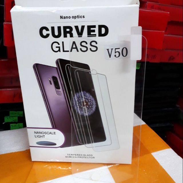 Dán kính cường lực full màn full keo UV Glass Pro+ 9H LG V50ThinQ