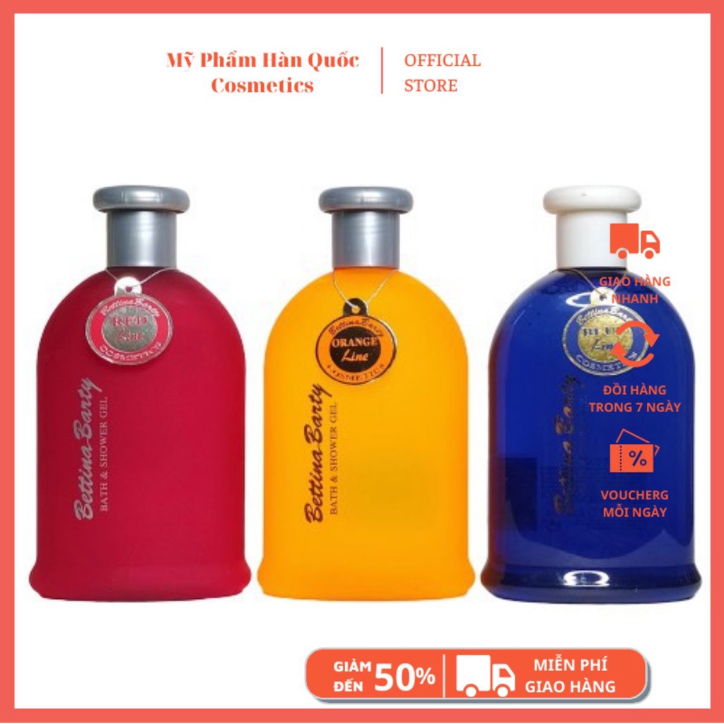 BETTINA BARTY / Sữa Tắm Tinh Dầu Nước Hoa Bettina Barty Bath And Shower Gel 500ml CHUẨN ĐỨC