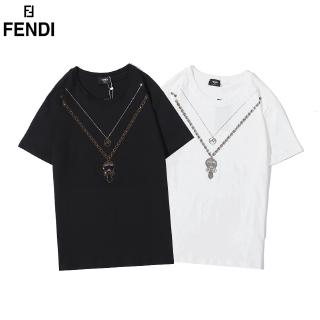 Áo Thun Tay Ngắn Fendi Thời Trang Cho Cặp Đôi
