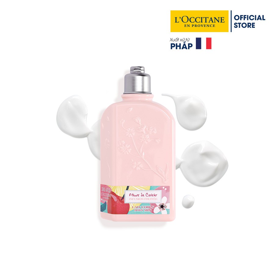 Sữa dưỡng thể Hương hoa Anh Đào Cherry Blossom Fluer de Cerisier 250ml L'Occitane