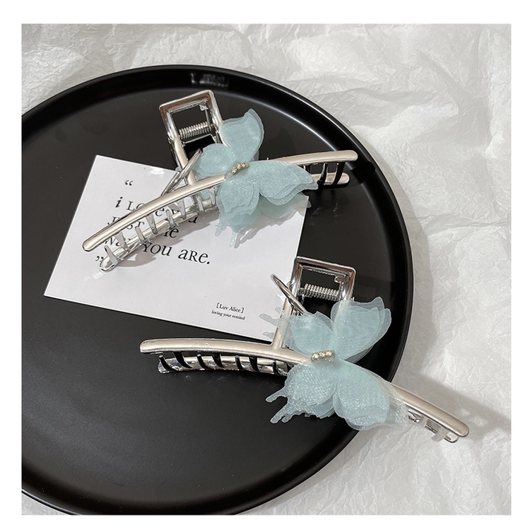 Phụ Kiện Kẹp Tóc Hình Bướm Bằng Kim Loại Mới 2022