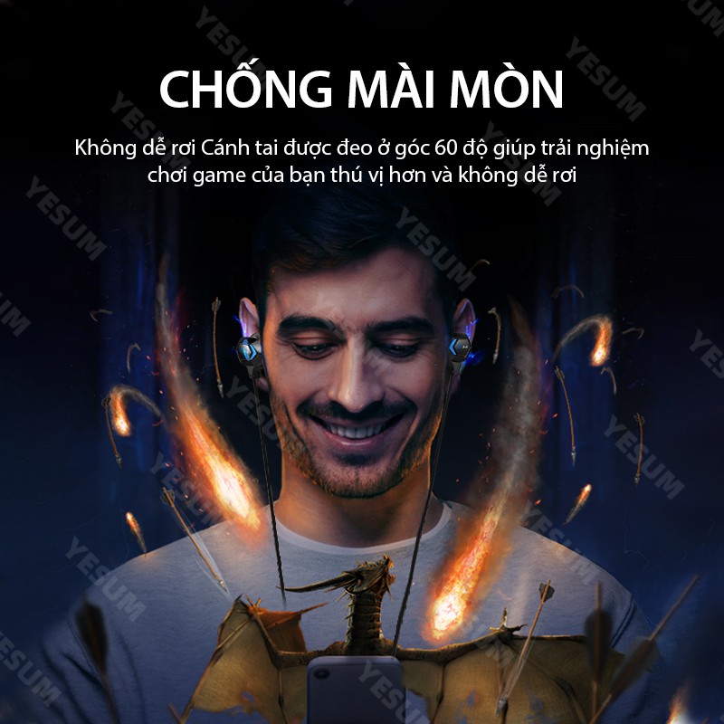 Tai nghe chính hãng âm thanh stereo Bass tích hợp micro tiện dụng