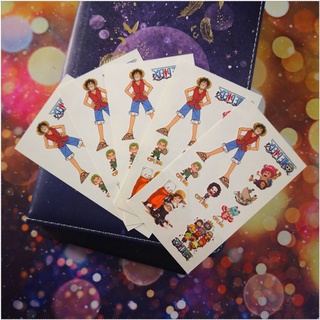 Miếng dán hình xăm One Piece Vua hải tặc