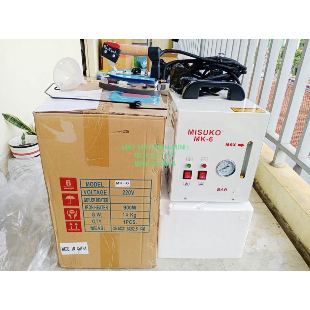 [Mã ELHADEV giảm 4% đơn 300K] Bộ nồi hơi bàn ủi mini 3KW