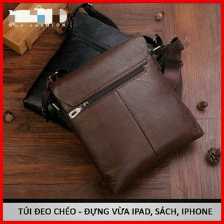 Túi da đeo chéo nam cao cấp, túi da