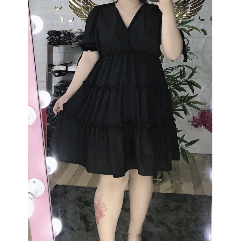 🦋 ĐẦM BABY DOLL DÁNG DÀI BIG SIZE 60-95KG ( kèm ảnh thật)