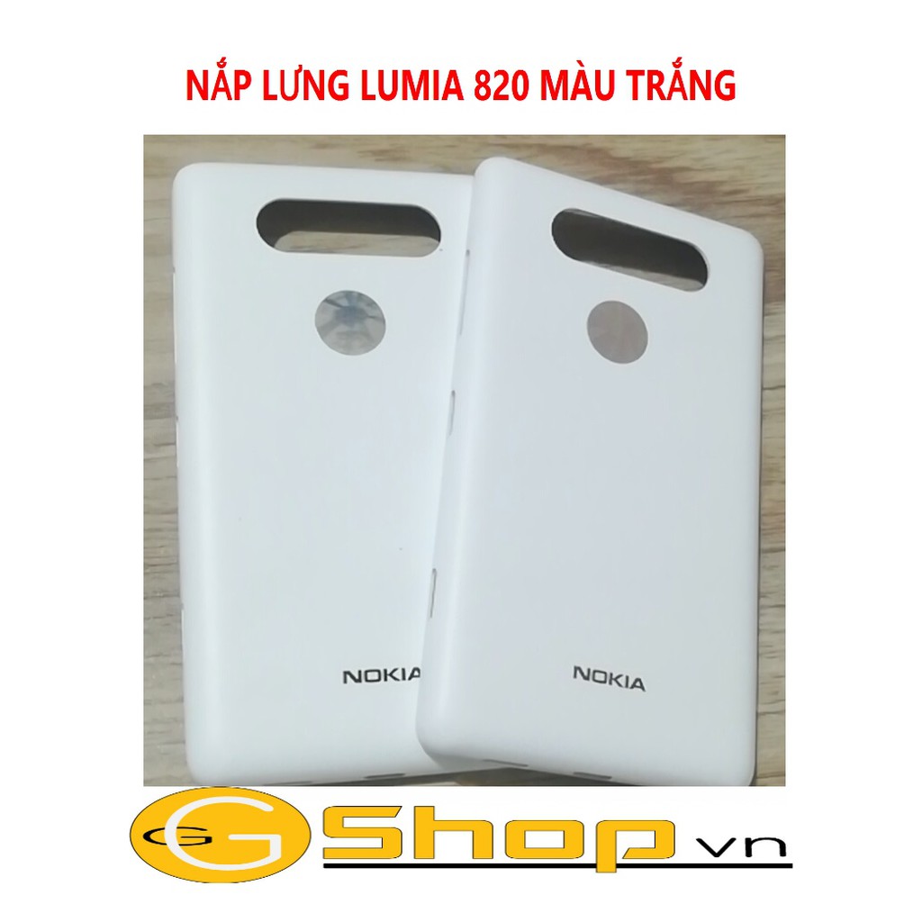 NẮP LƯNG LUMIA 820 MÀU TRẮNG