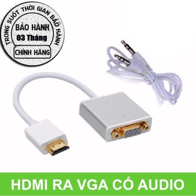 Cáp chuyển HDMI sang VGA có Audio