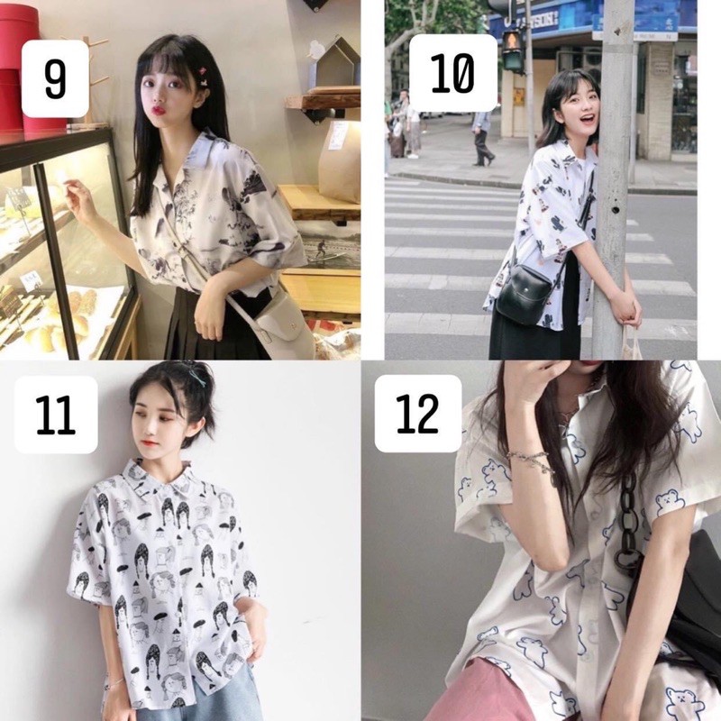 ÁO SƠ MI HOẠ TIẾT