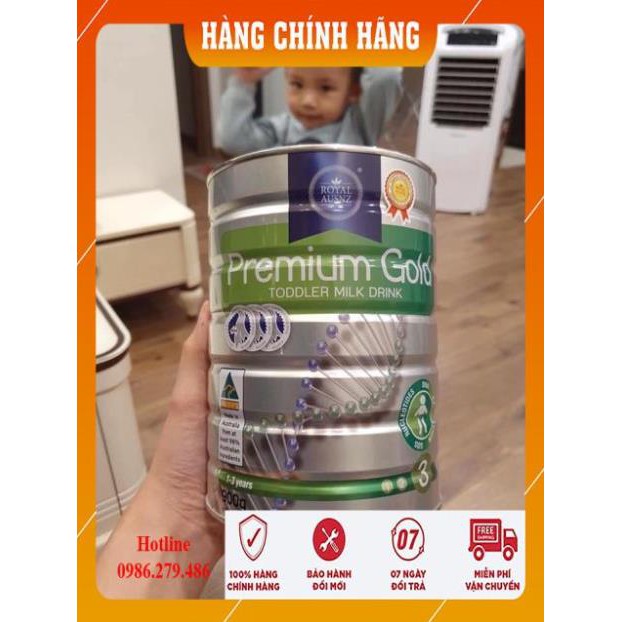 Hàng chính hãng  sữa hoàng gia úc premium gold số 3 loại 900g - ảnh sản phẩm 8