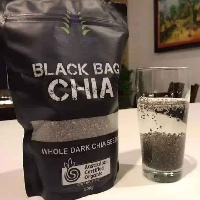 Hạt Chia đen Úc Black Bag Chia 500g date 10 2023