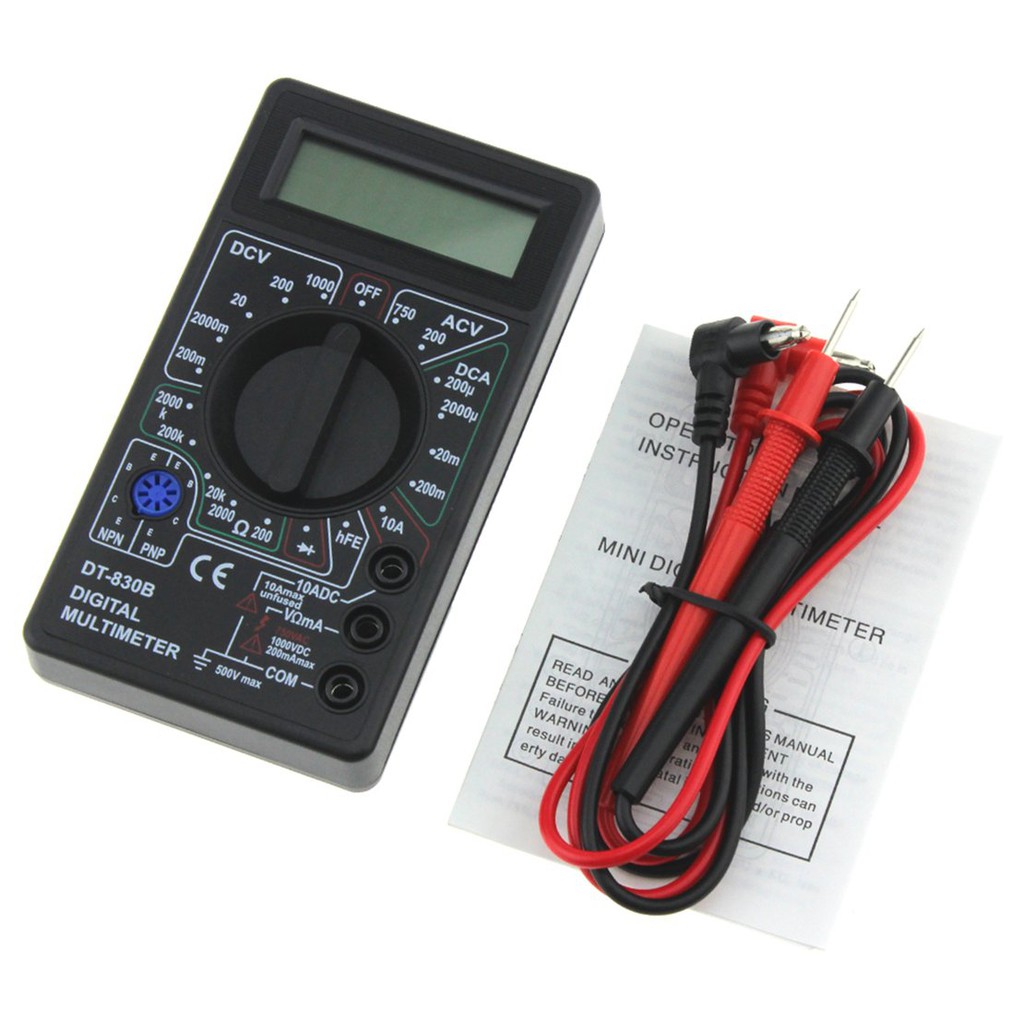 Đồng hồ đo điện vạn năng mini DT-830B chất lượng cao