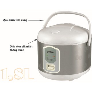 NỒI CƠM ĐIỆN GOLDSUN 3D ARC-G181XD 1.8L