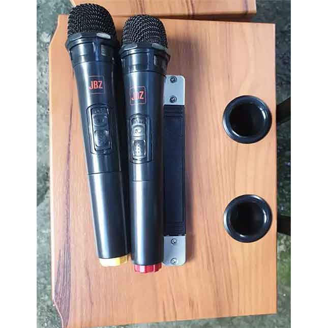 [Sale xả hàng] Loa Karaoke Kiomic K108 vs J6 Thùng Gỗ (Tặng Kèm 1 Micro Không Dây Hát Cực Hay) Thùng gỗ loa 2 tấc