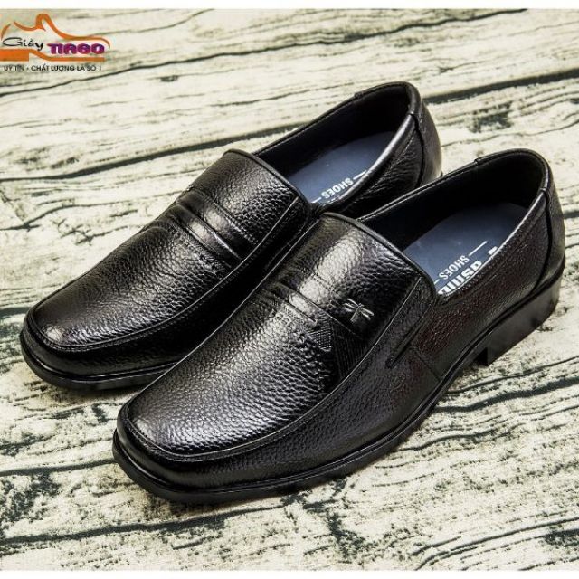 Giày lười nam trung tuổi cao cấp cam kết bảo hành 2 năm