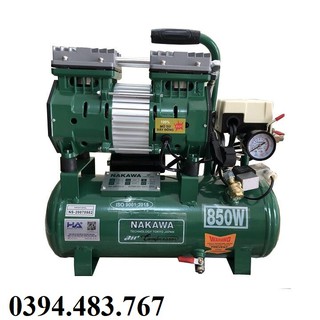 Máy nén khí không dầu nakawa nk 800/30 850w 30l