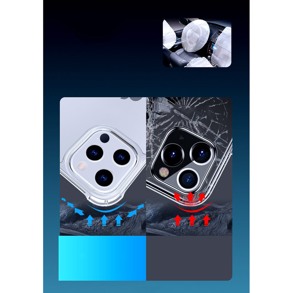 Ốp Lưng dành cho iPhone 12 Mini / 12 &amp; 12 Pro / 12 Pro Max Leeu Design TPU Kính Cường Lực Nhám.