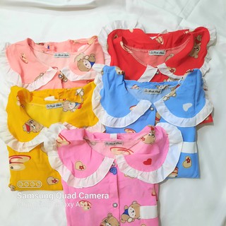 Bộ ngủ pyjama nữ cổ tiểu thư quần đùi