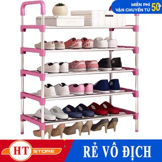 ( GIÁ SỈ) Kệ Để Giày Dép 5 Tầng Inox - Kệ Để Giày Dép 5 tầng