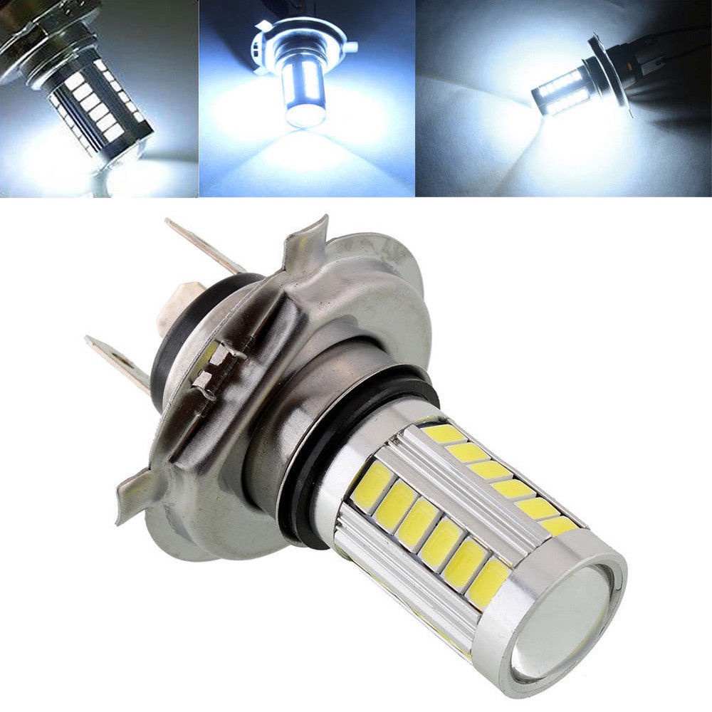 1 Đèn Pha Xe Hơi H7 5630 33SMD LED 12V - Màu Trắng