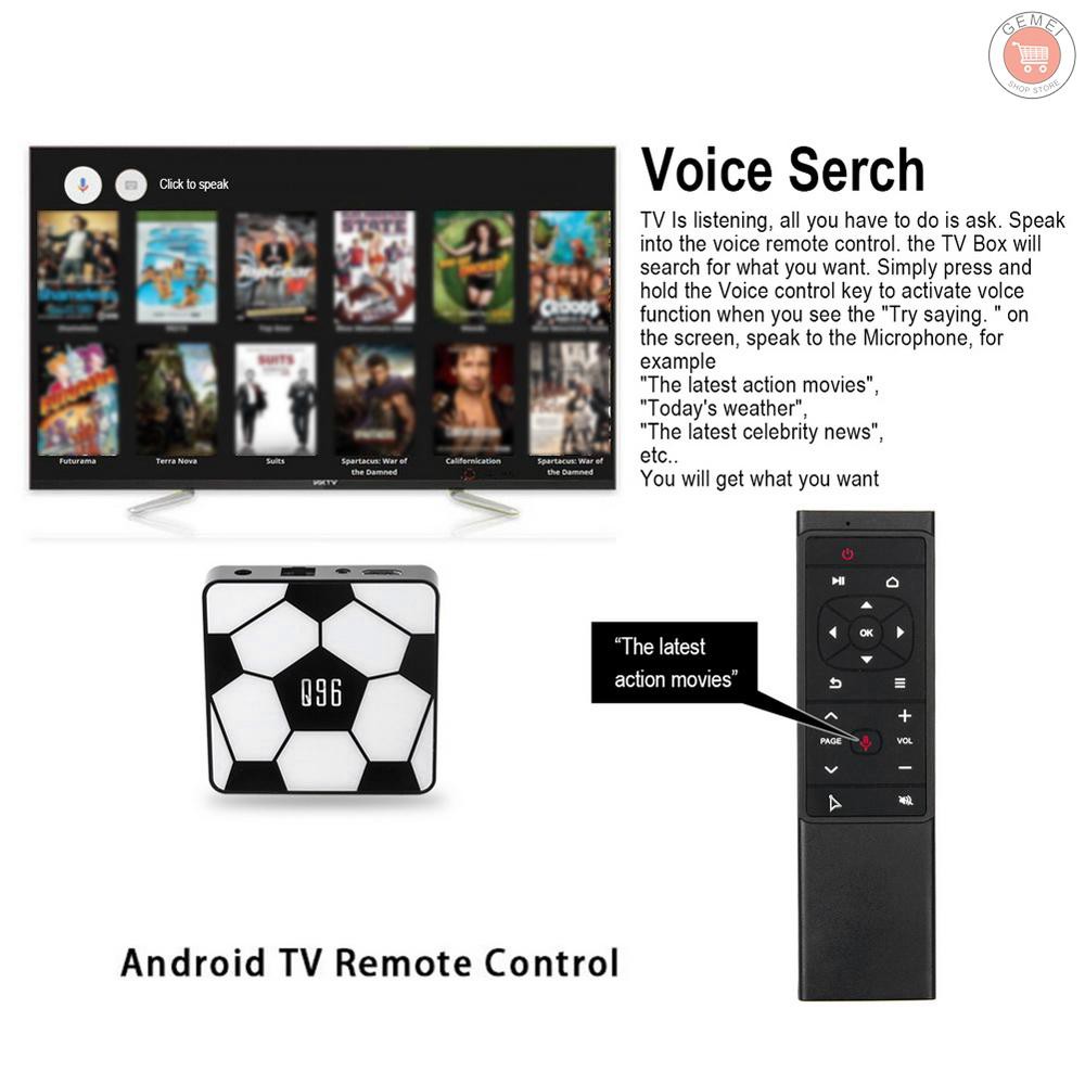 Thiết Bị Chuyển Đổi Tv Thường Thành Smart Tv G & M Q96 Android 9.0 Rk3229 Quad Core Uhd 4k Media Player 2gb/16gb H.265 V9 Hd