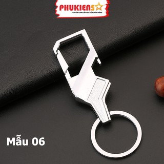 Móc khóa xe máy, ô tô đẹp chất liệu inox chốt cài lưng quần thời trang (Mẫu 6)