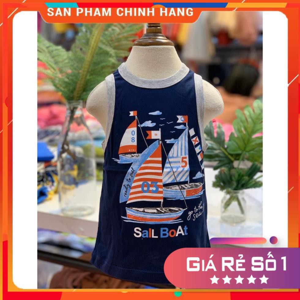 [GIÁ RẺ SỐ 1] Áo sát nách bạn trai PLACE 1-5T. Chất cotton mềm mịn, thoáng mát. Thương hiệu LITIBABY (Album 2)