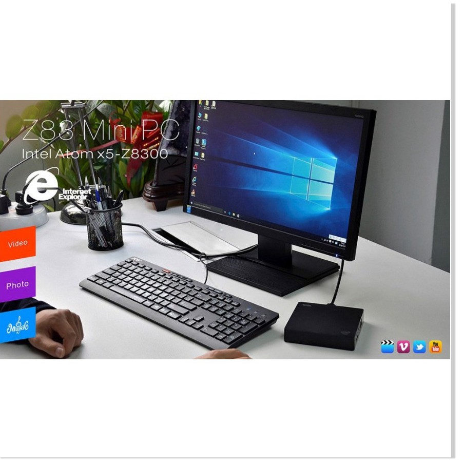 🆕 Máy tính để bàn mini intel Trail Quad Core Z8350 Windows 10 Home | BigBuy360 - bigbuy360.vn