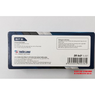 Combo 20 chiếc bút bi Thiên Long Tl027
