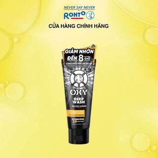 Sữa rửa mặt Oxy Deep wash 100g  dành cho nam- sạch sâu- hút bã nhờn bụi bẩn- tế bào chết