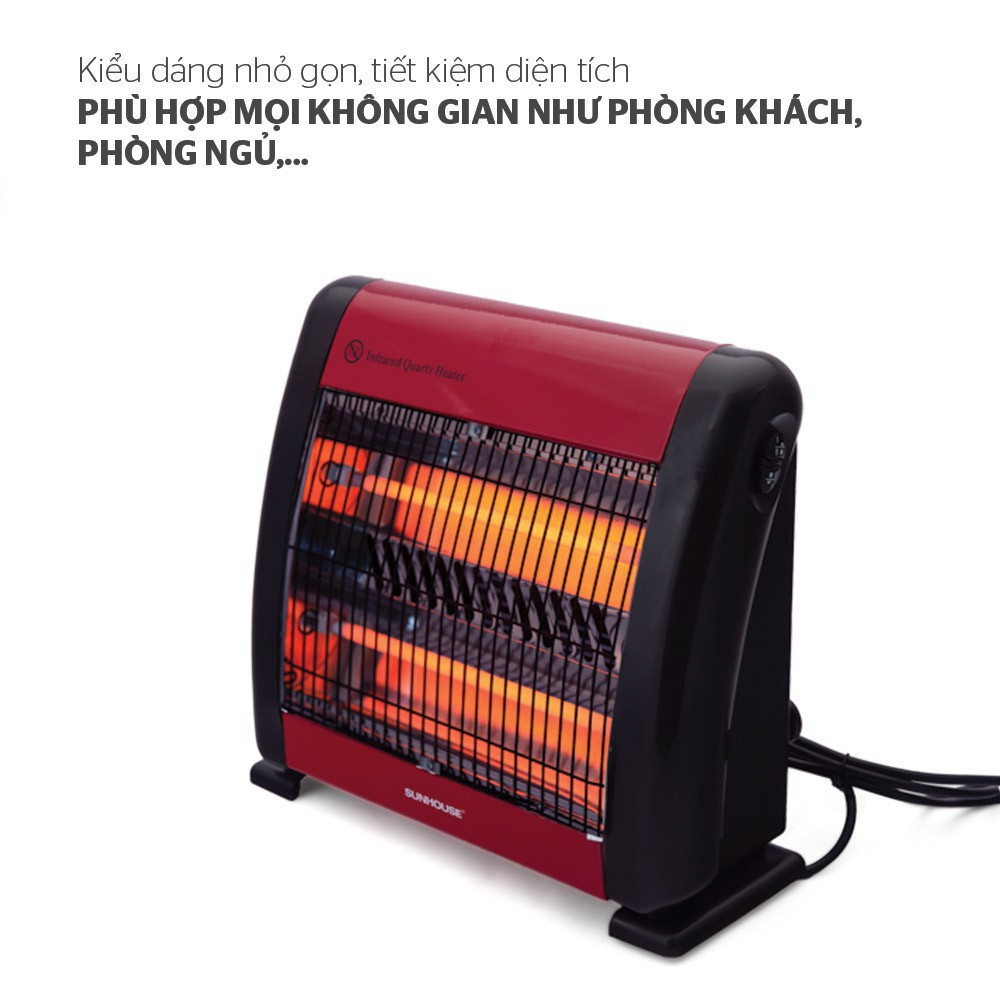 Sưởi điện hồng ngoại SUNHOUSE SHD7013 [Hàng chính hãng 100%]