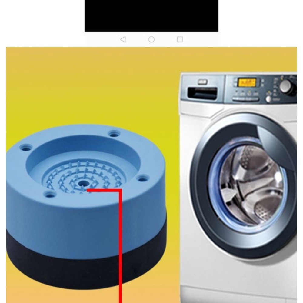 Chân Máy Giặt Bộ 4 Miếng, Chống Ồn Chống Rung, Đế Chống Rung Máy Giặt