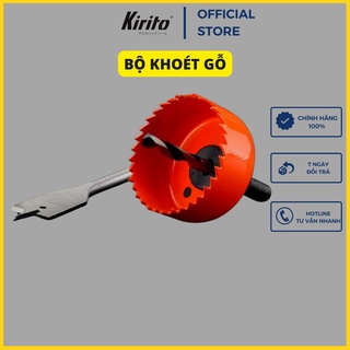 Bộ mũi khoan gỗ đuôi cá 3 chi tiết