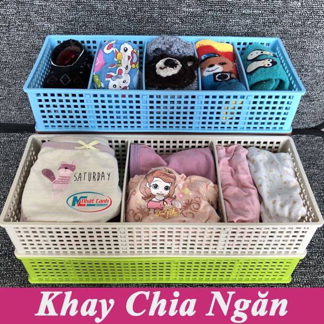 Khay Chia Ngăn Đựng Đồ Thông Mình Tiện Lợi