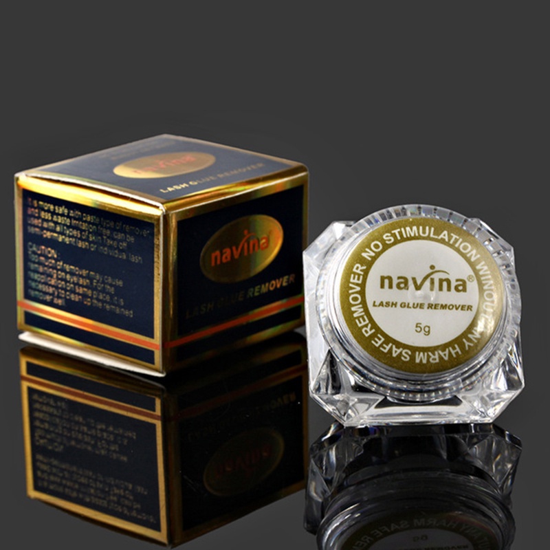 Gel Navina 5g Tẩy Trang Lông Mi Giả Không Gây Kích Ứng
