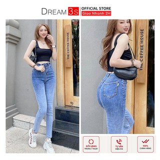 Quần Jean Nữ Omber Quần Jeans Lưng Cao Co Giãn G12