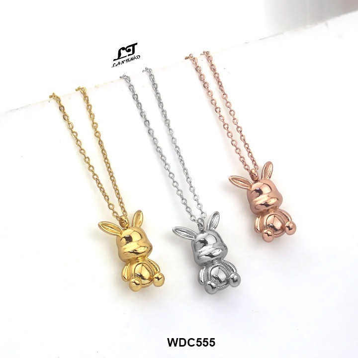 Dây chuyền titan thỏ con siêu dễ thương WDC555 Không đen không rỉ sét